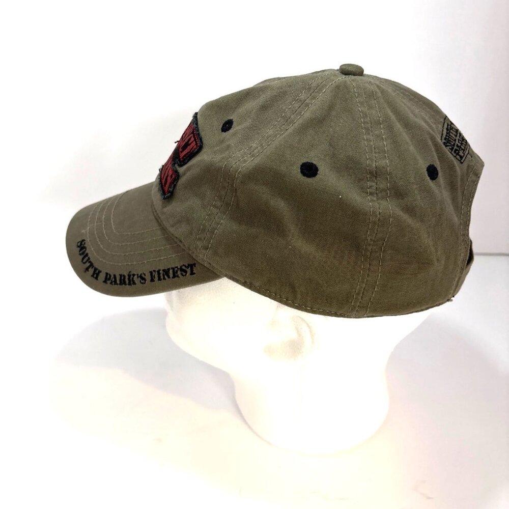 South Park Respect My Authority Embroidered Olive Green Adjustable Dad Hat 2006 - Picture 2 of 5